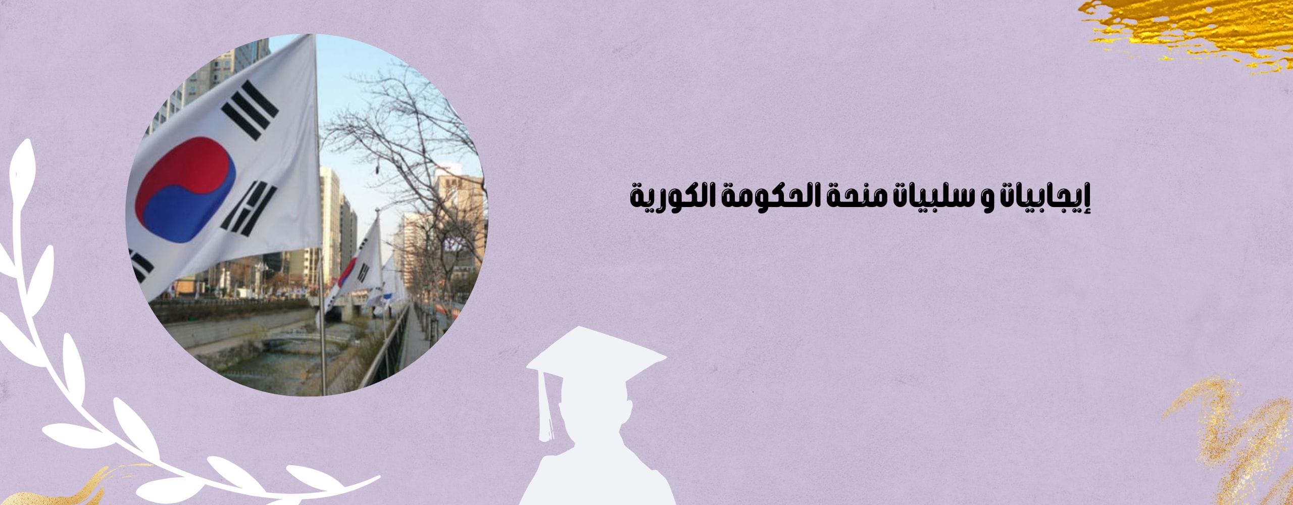 إيجابيات وسلبيات منحة الحكومة الكورية