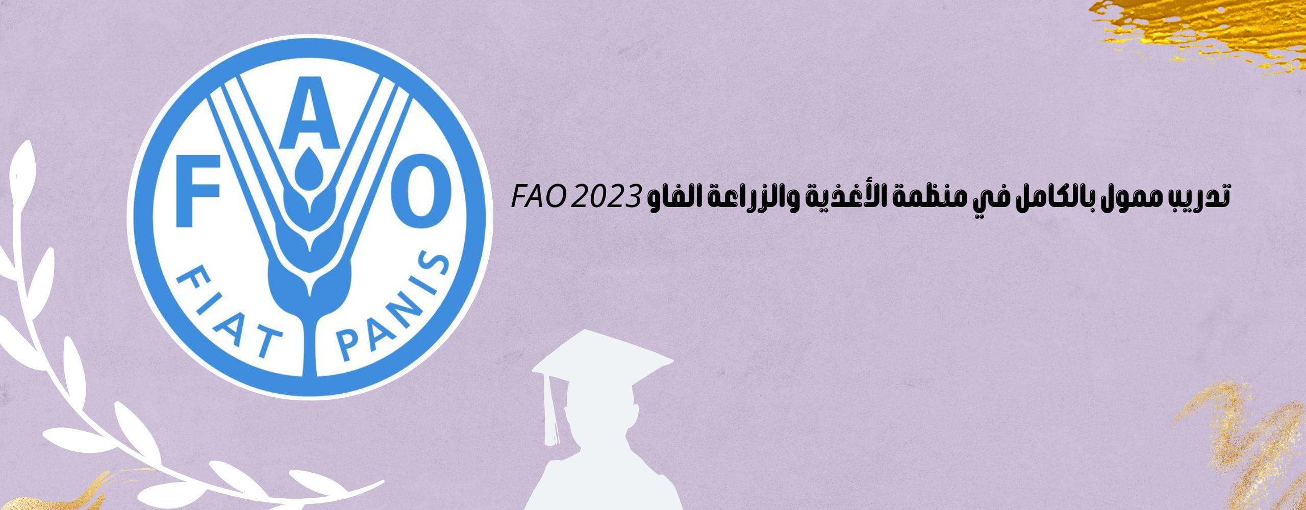 تدريب في منظمة الأغذية والزراعة