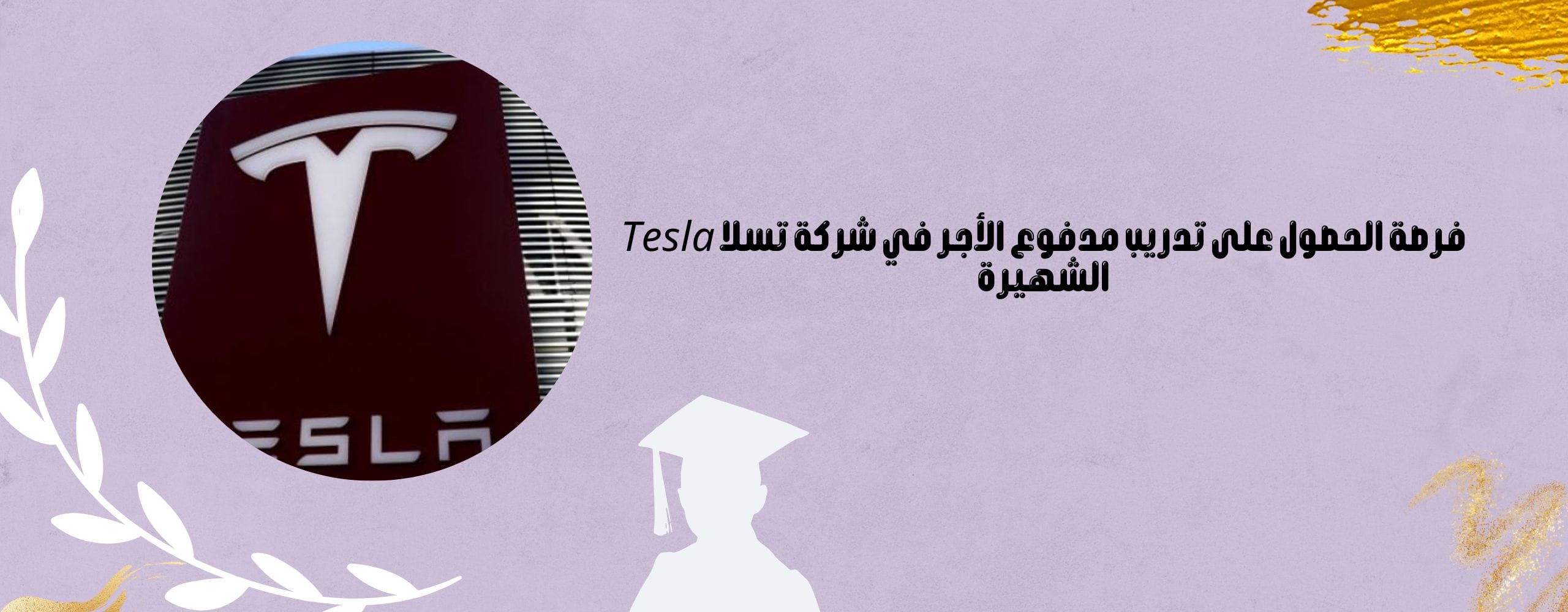 فرصة الحصول على تدريب مدفوع الأجر في شركة تسلا Tesla الشهيرة